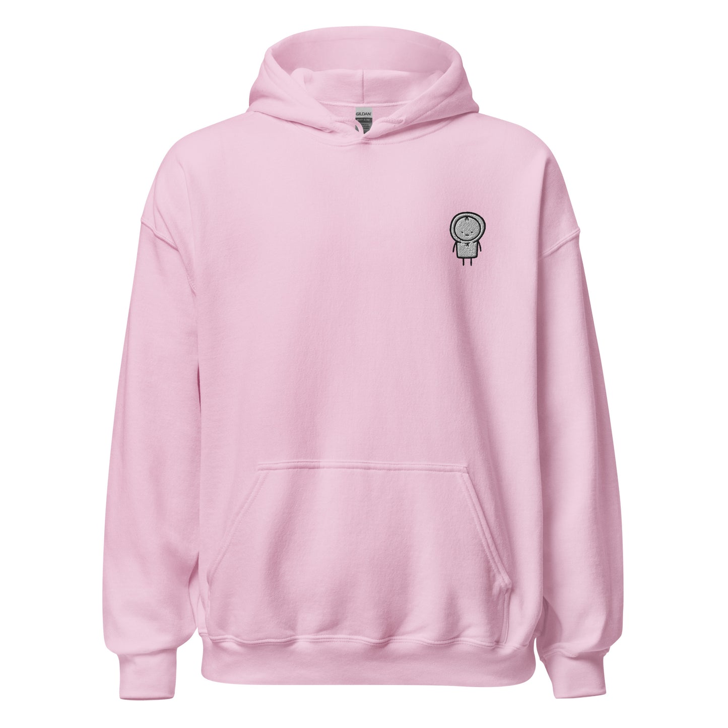 Embroidered Coconut Milk's Pink Hoodie